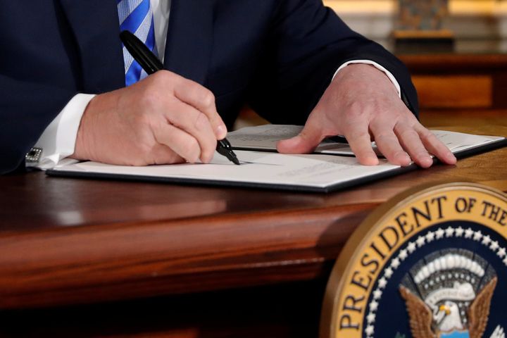 President Donald Trump announced Tuesday that his administration "will be instituting the highest level of economic sanctions” on Iran as he signed a proclamation withdrawing the U.S. from the 2015 nuclear agreement between Iran, the U.S. and five other countries.