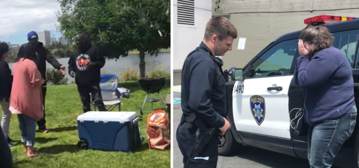 A white woman in Oakland, California, called the police on a black family for using a charcoal grill in a park barbecue zone not designated for charcoal.