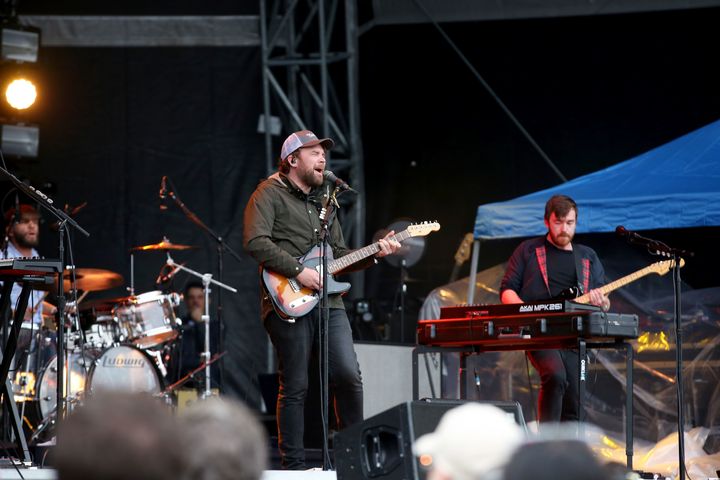 Frightened Rabbit performing in 2016