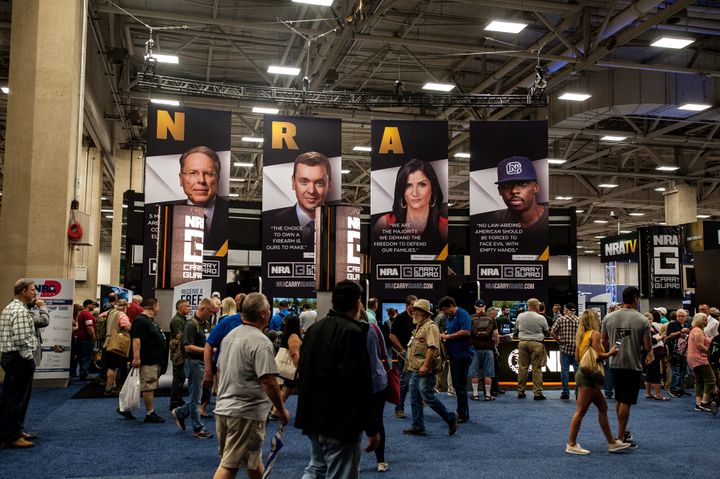 Attendees at the 2018 NRA convention in Dallas.