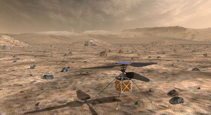 NASA's Mars Helicopter, a small, autonomous rotorcraft, will travel with the agency's Mars 2020 rover.