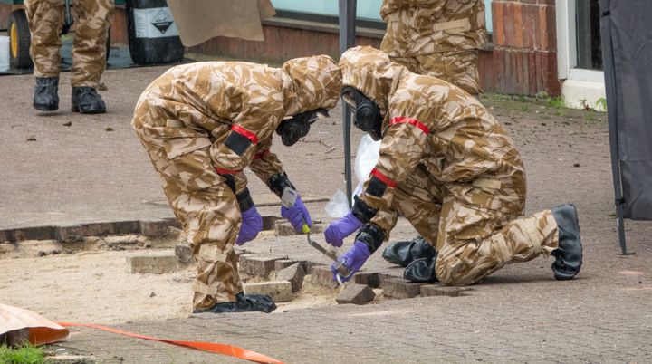 The military was involved in the clean up following the Salisbury nerve agent attack 