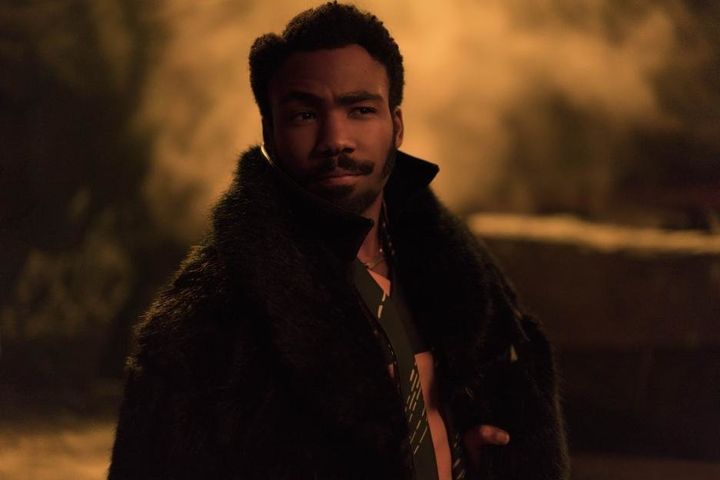 Donald Glover as Lando Calrissian in “Solo: A Star Wars Story.”
