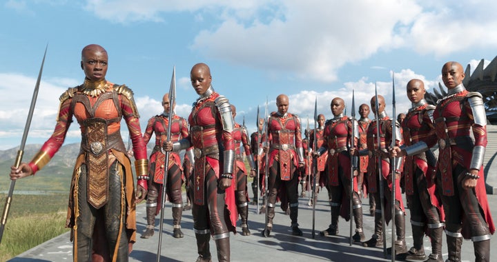 The badass Dora Milaje warriors.