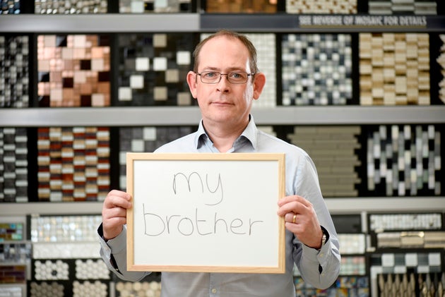 Tom's brother donated his stem cells 