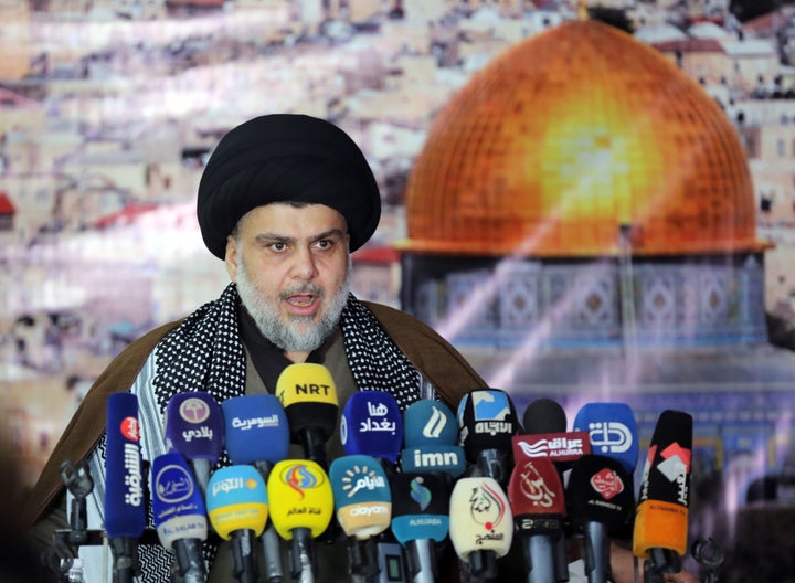 Sadr has denounced President Donald Trump's decision to recognize Jerusalem as Israel's capital and demanded the cl