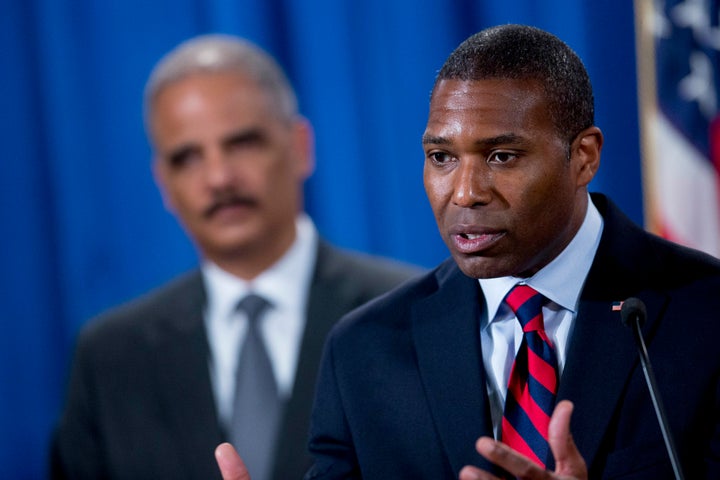 Tony West, now Uber's chief legal officer, back in 2014 when he worked in the Justice Department under Eric Holder.