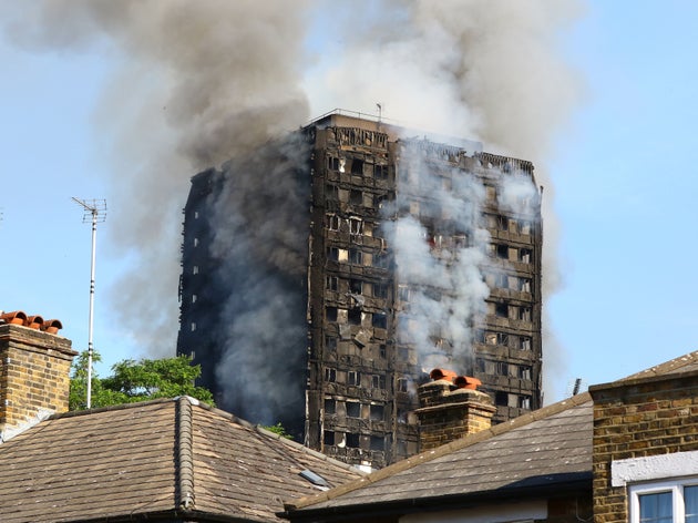 The blaze originated from a fridge freezer on the fourth floor.