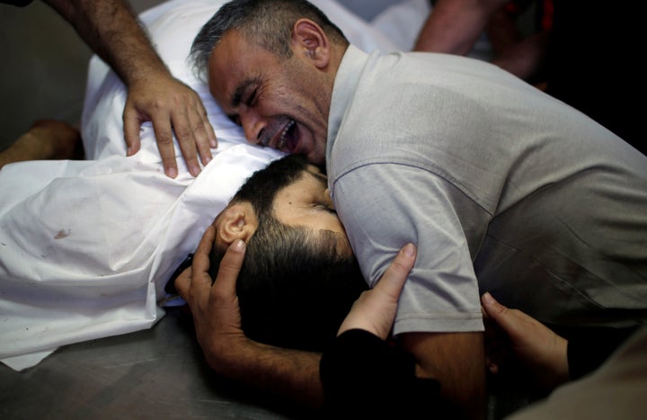 <strong>Palestinian Shaher al-Madhoon was killed during protests on Monday.</strong>