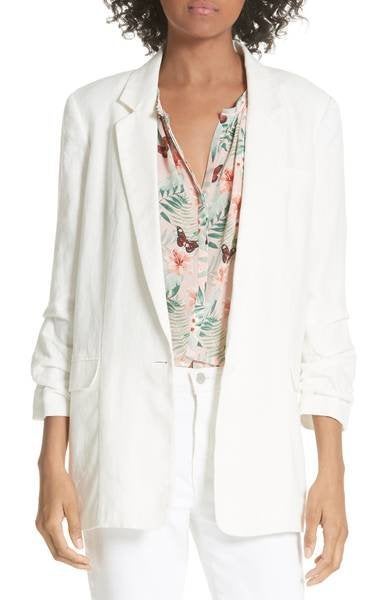 Lightweight linen jacket womens best sale