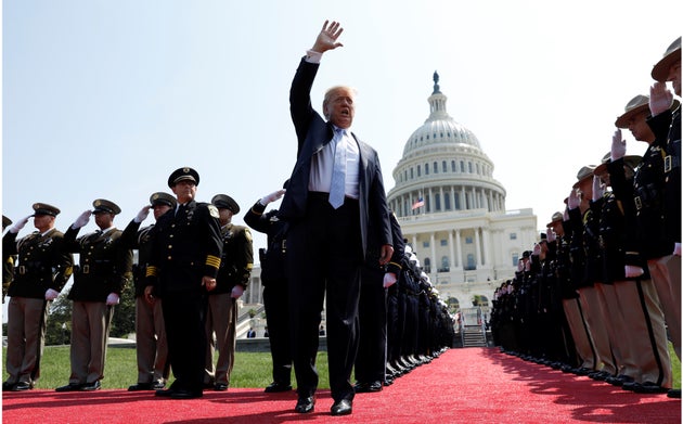 In Speech For Fallen Officers, Trump Touts Policies And Rails Against Sanctuary