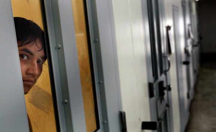 An inmate in solitary confinement at the Val Verde Correctional Facility in Del Rio, Texas. The use of extreme isolation in U.S. jails and prisons has skyrocketed since the 1960s.