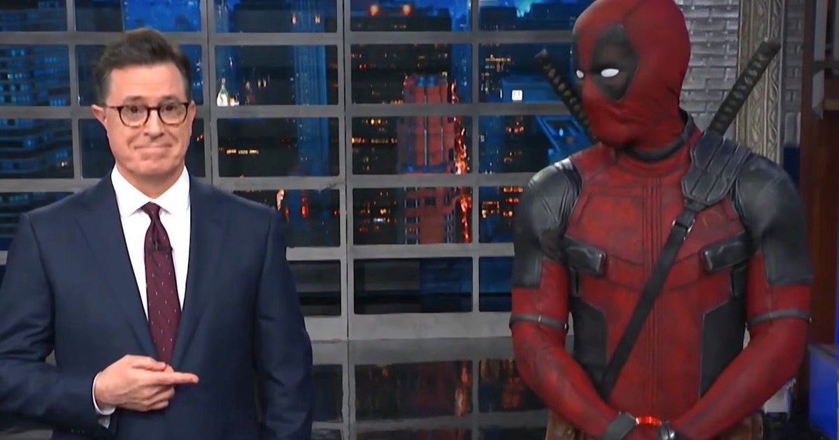 Ryan Reynolds Crashes Colbert As Deadpool To Crack Some X Rated Trump