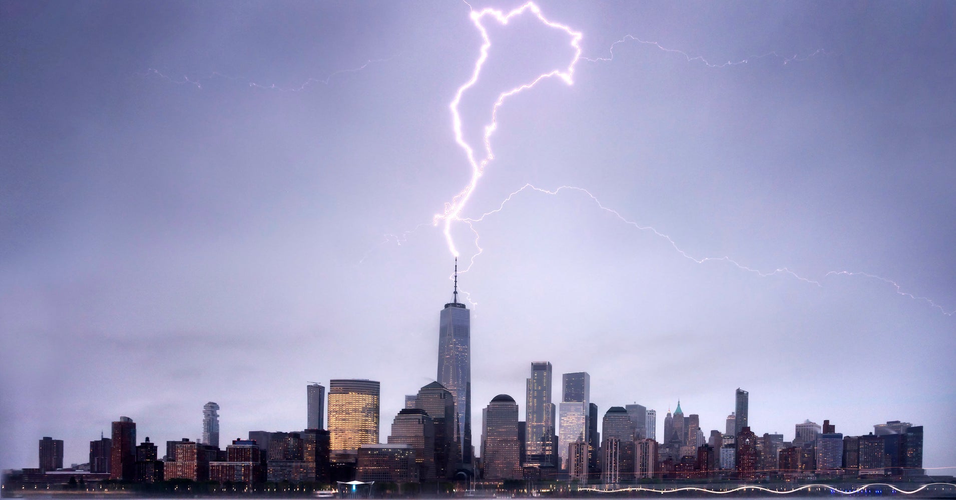 Photographer Captures Epic Lightning Photos During New York