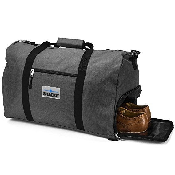 Mens weekend cheap bag shoe compartment