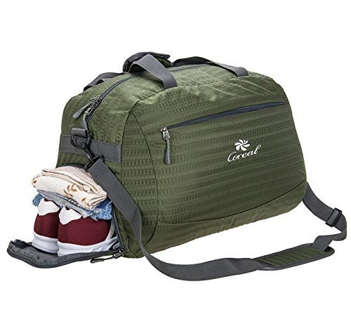 mens weekender bag with shoe compartment