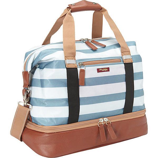 Weekender Bag with Shoe Compartment - Sadie's Stitchery