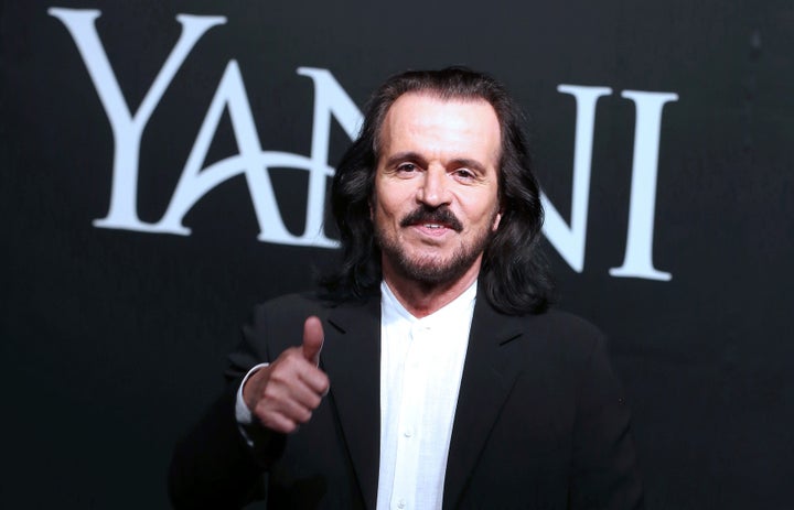 This is the musician Yanni, with an “i,” not a “y.”