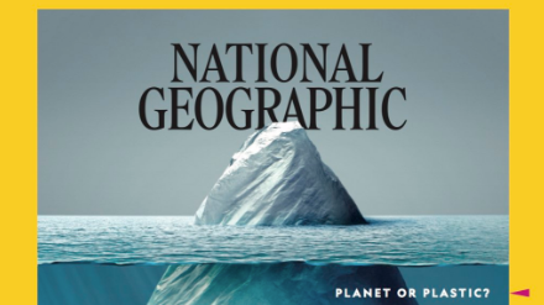 National Geographic's Clever New Cover Contains Chilling Warning About Plastics HuffPost UK
