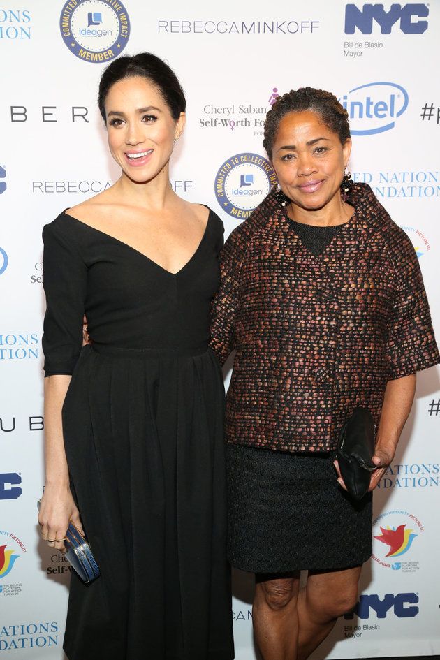 Meghan Markle with her mother Doria Ragland 