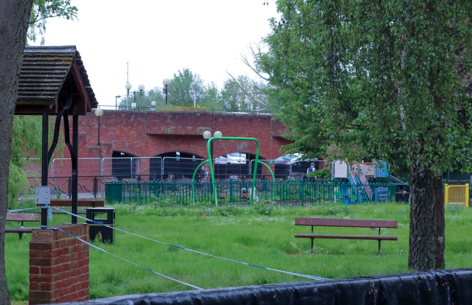 The Skripals collapsed a few hundred yards away in a small park enclosed by waterways. The uncut grass now threatens to climb as tall as the benches.