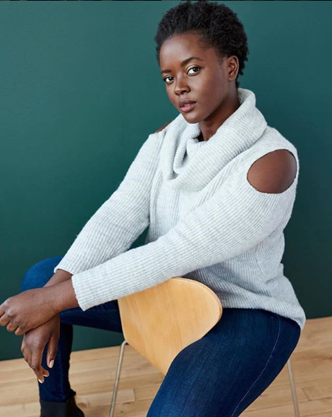 Philomena Kwao starred in Lane Bryant's Spring campaign.