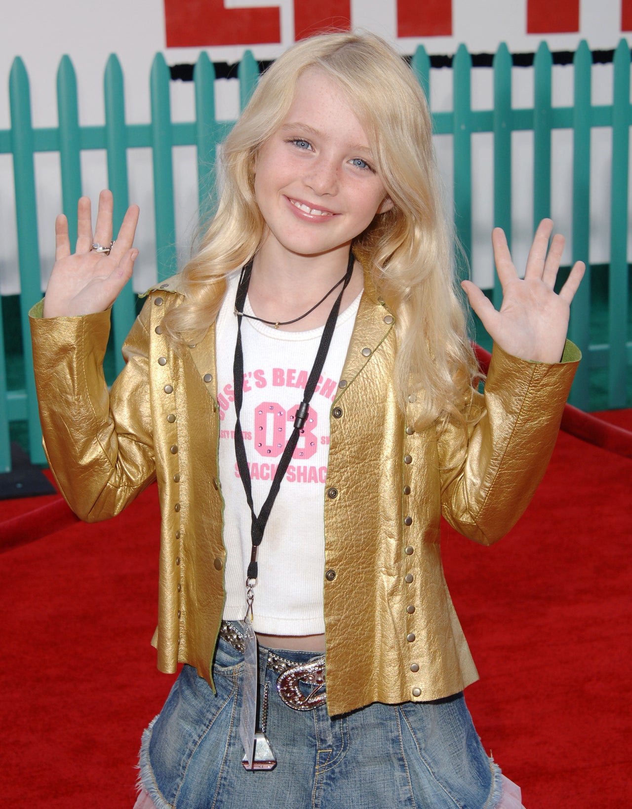 Kathryn Newton during 'Chicken Little' Los Angeles Premiere at El Capitan Theater in Hollywood, California, in 2005.