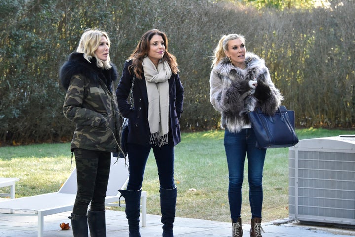 Carole Radziwill, Bethenny Frankel and Tinsley Mortimer on “The Real Housewives of New York City.”