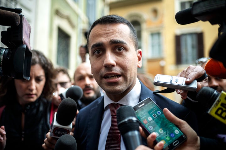 Luigi Di Maio, Leader of 5-Star Movement (M5S).