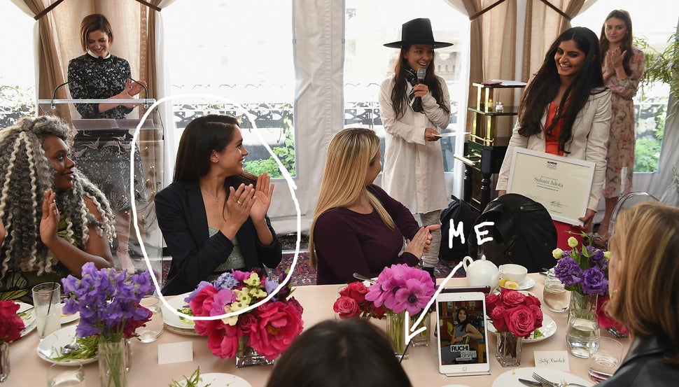 Just me and future royal Meghan Markle living our best lives at a Glamour luncheon. No big deal!!!!