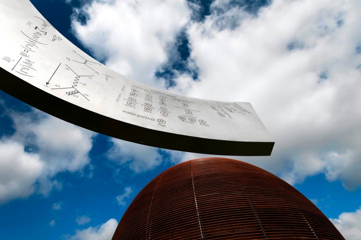 The Globe of Science and Innovation, iconic building of the European Organisation for Nuclear Research (CERN)