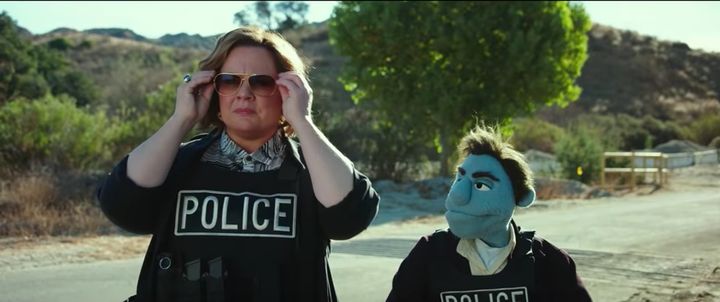 T is for “trademark infringement.” The producers of this summer’s “The Happytime Murders,” a buddy-puppet-cop movie starring Melissa McCarthy, are being sued by the makers of “Sesame Street.”