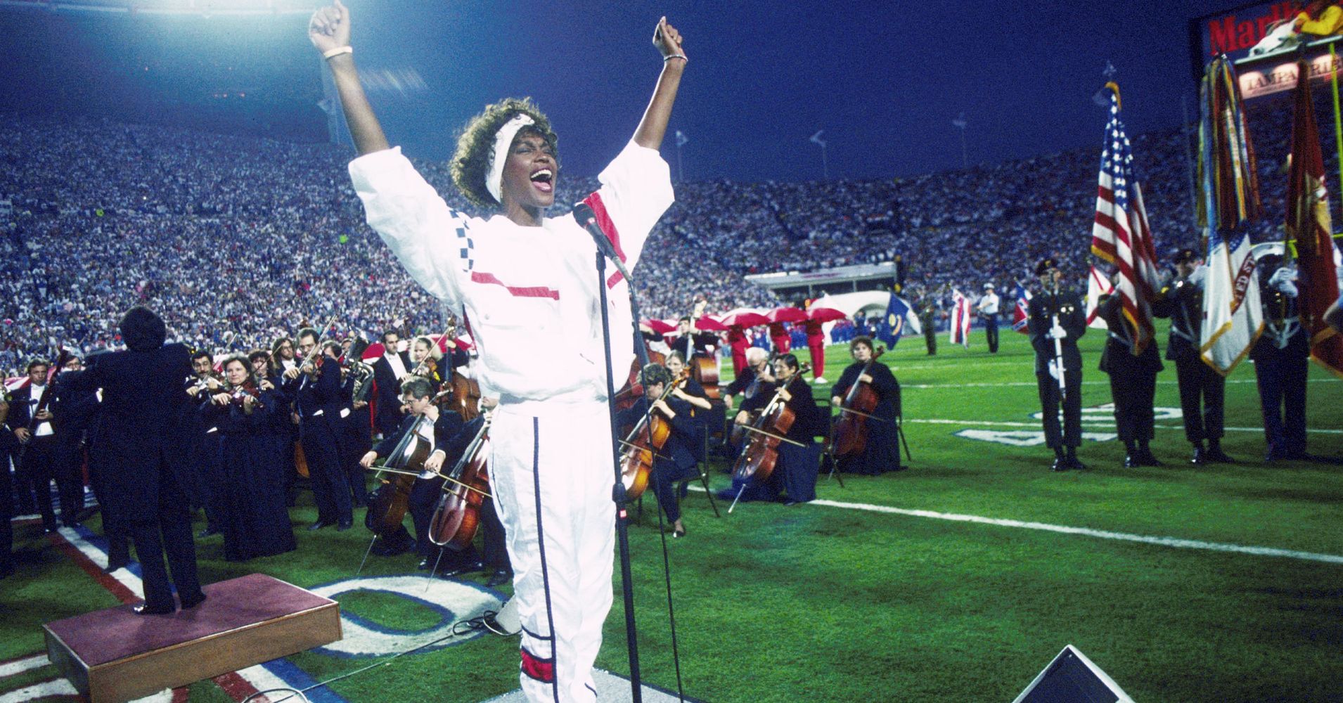 The History Of The National Anthem In Sports HuffPost