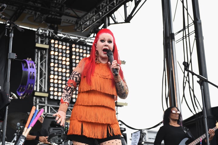 Kate Pierson performs in 2017 in San Pedro, California. 