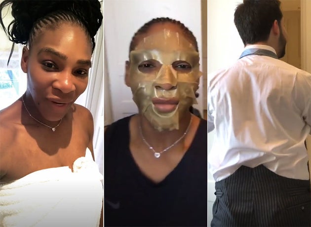 Royal Wedding Serena Williams Instagram Story Is Something To Behold As She Gets Ready For Big Day Huffpost Uk