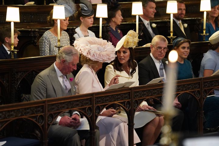 Both the Duchess of Cambridge and Camilla, Duchess of Cornwall chose outfits by the designers who made their wedding dresses.