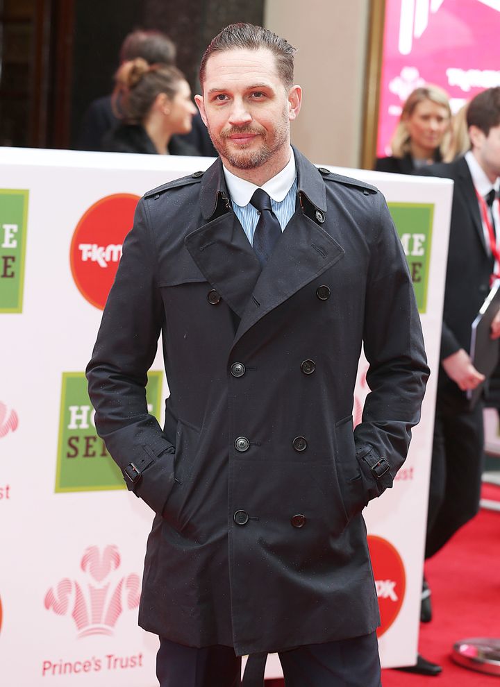 Tom Hardy at a Prince's Trust event back in March