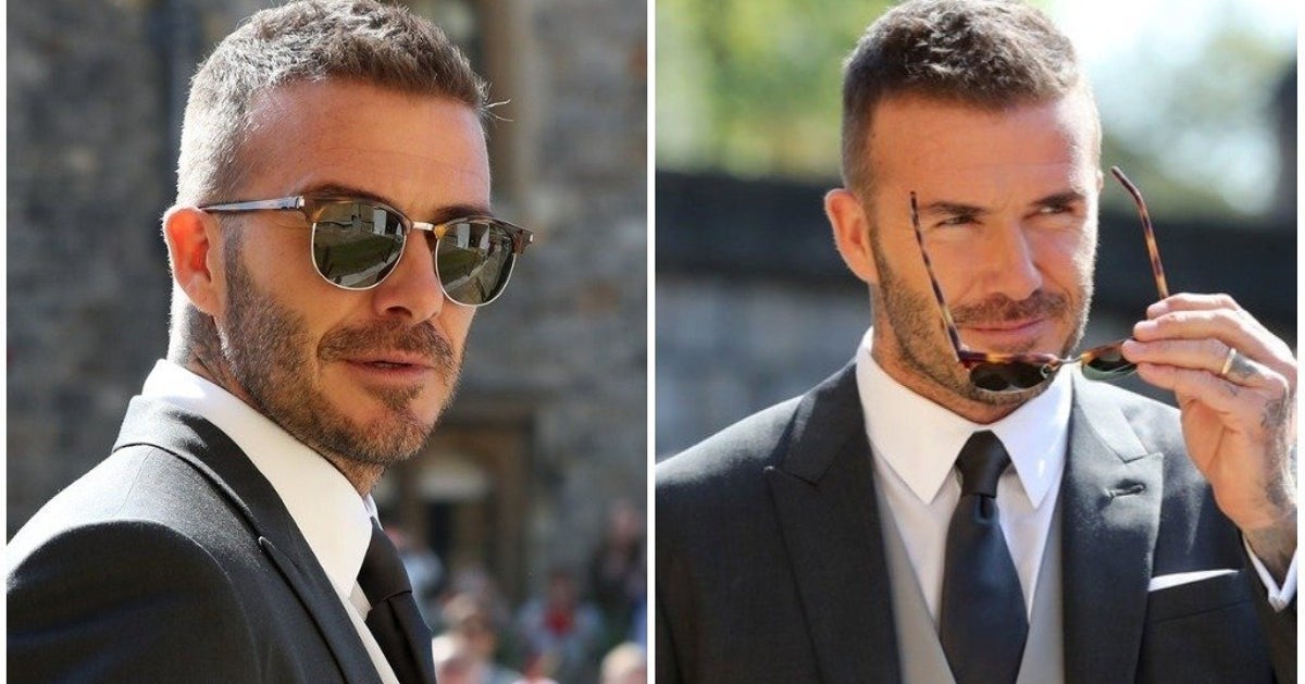 Looks We Love David Beckham s Suave Sunglasses At The Royal