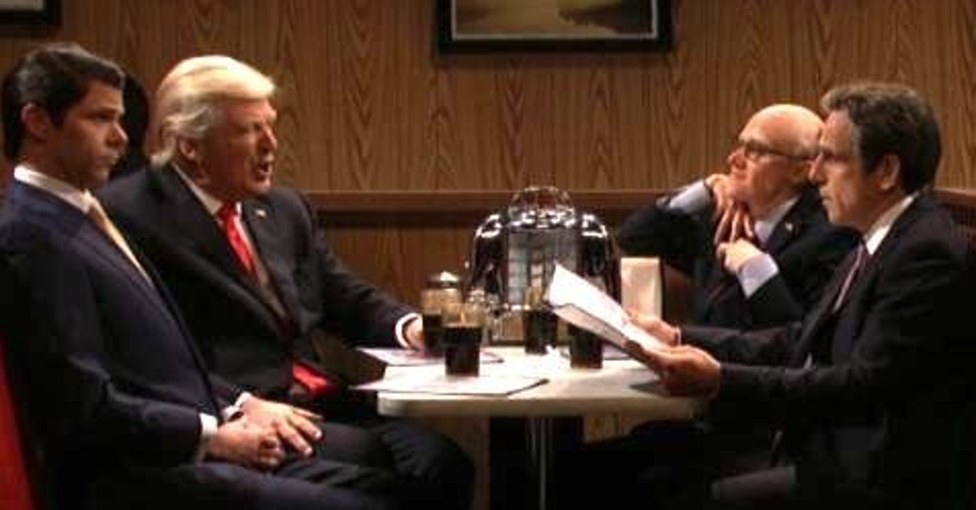 Alec Baldwin's Trump Faces Ominous 'Sopranos' Scenario In 'SNL' Finale