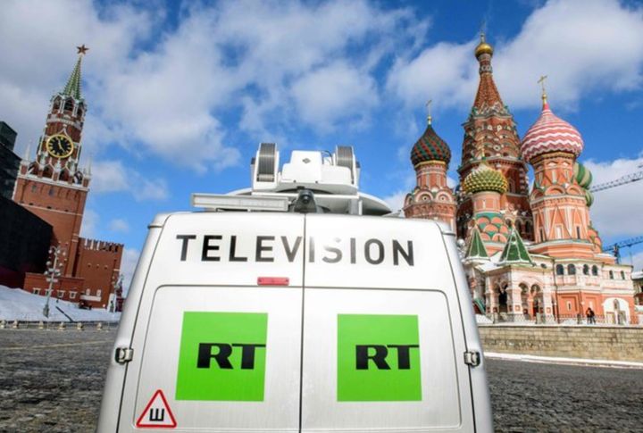 RT formerly known as Russia Today is owned by TV Novosti.
