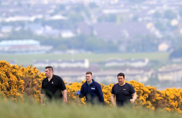 Gardai in the Puck's Castle area near Dublin as a body has been found in the search for missing Jastine Valdez.