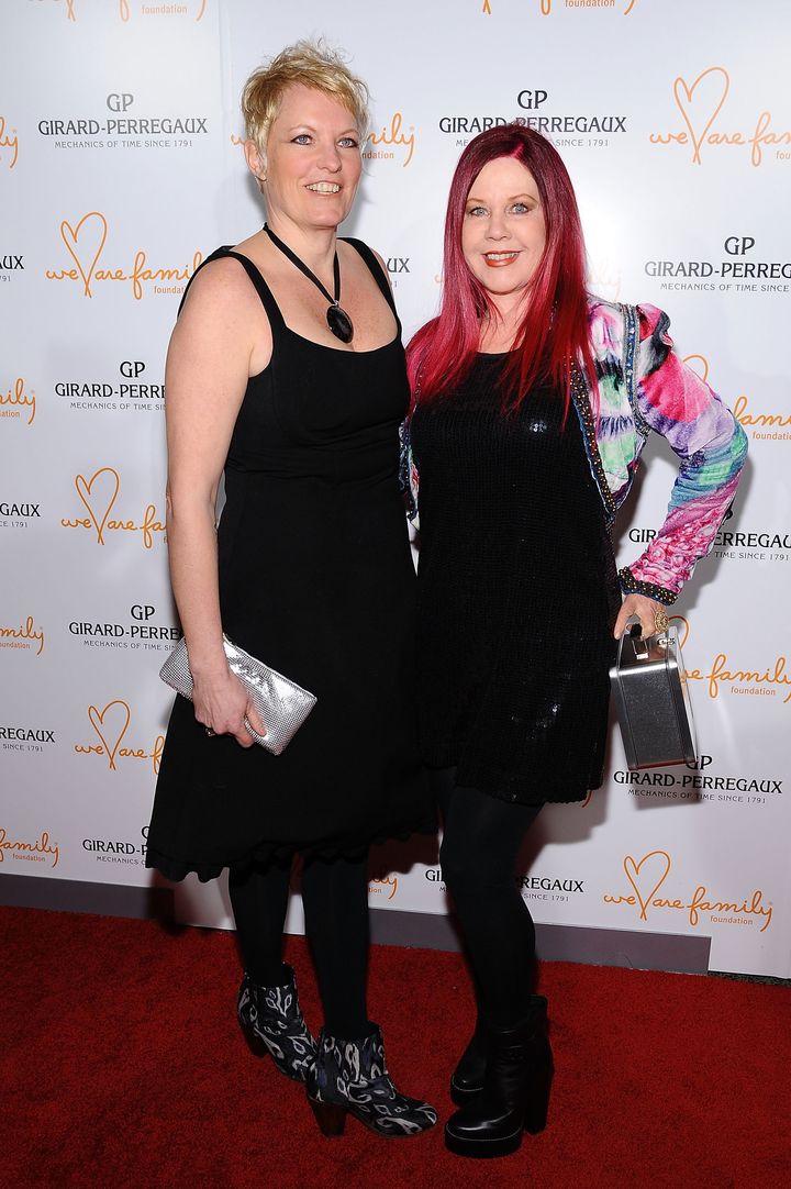 Kate Pierson and Monica Coleman wed in August 2015.