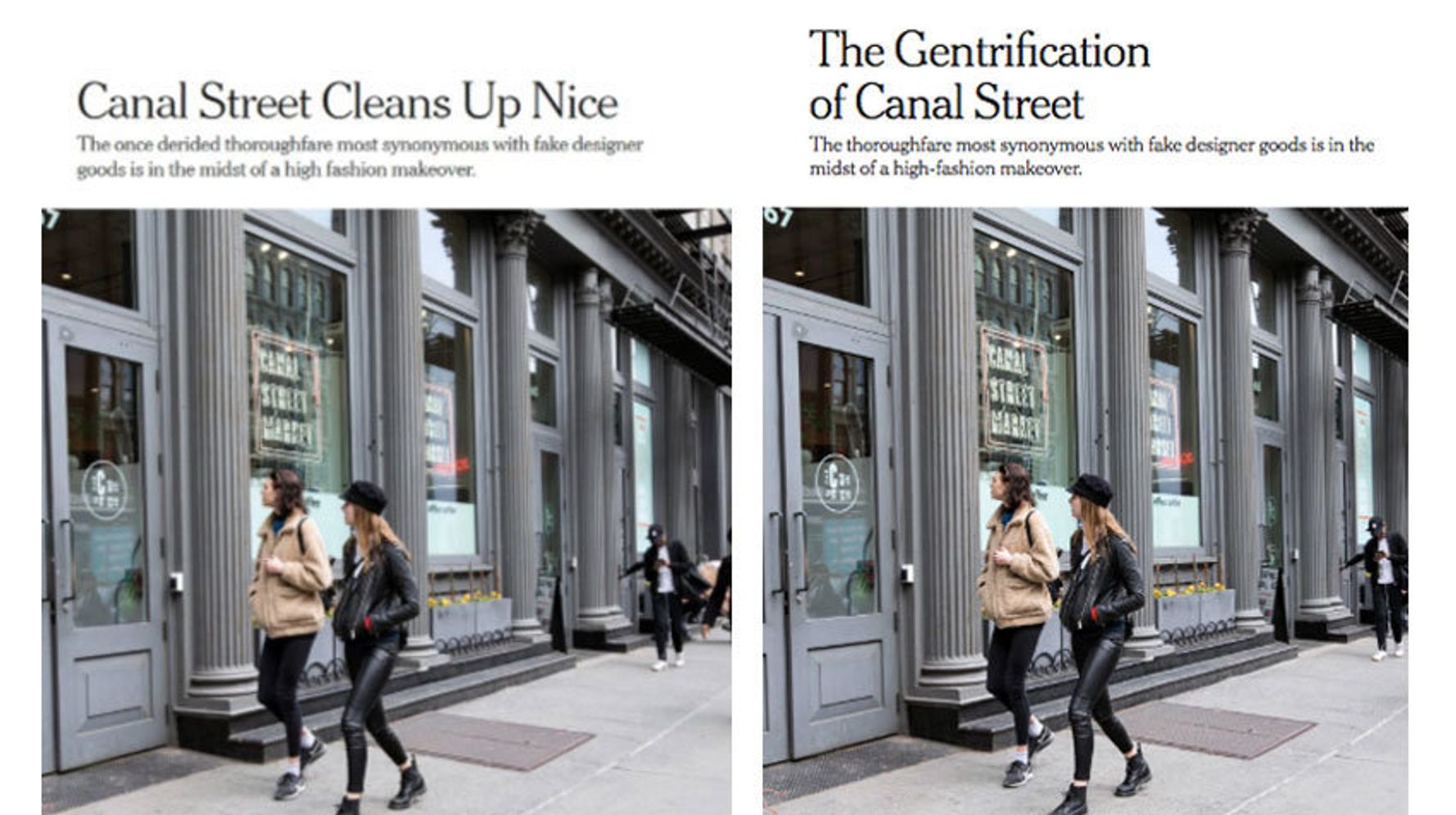 Counterfeiters of Canal Street, Now Thriving a Block Away - The New York  Times