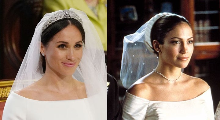 Meghan Markle may have taken some style inspiration from Jennifer Lopez in "The Wedding Planner." 