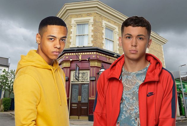 Keegan and Shakil in 'EastEnders'