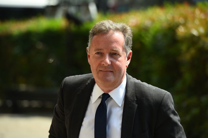 Piers Morgan was among the mourners