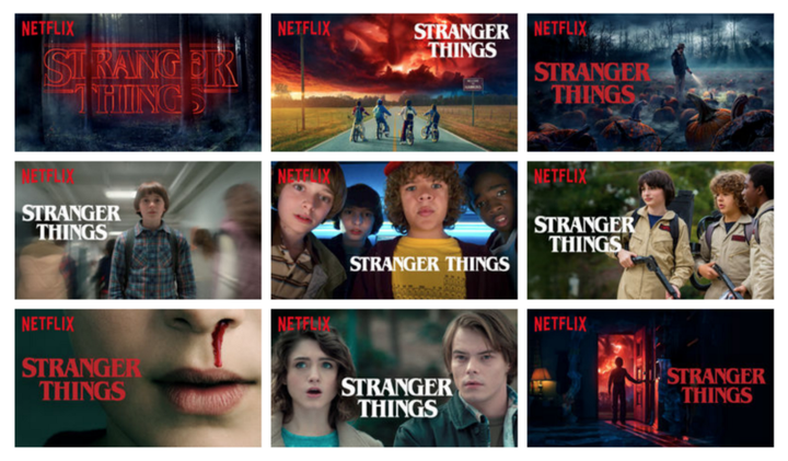 Netflix shows different photos to different subscribers.