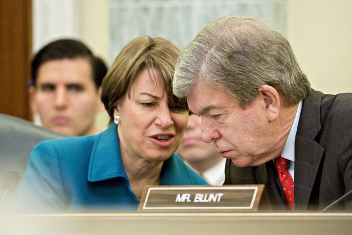 It took months, but Sens. Amy Klobuchar (D-Minn.) and Roy Blunt (R-Mo.) have hashed out a deal to require lawmakers to pay ou