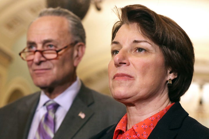 Sen. Amy Klobuchar (D-Minn.) helped cut a deal on legislation that makes lawmakers more accountable for sexual misconduct at work.