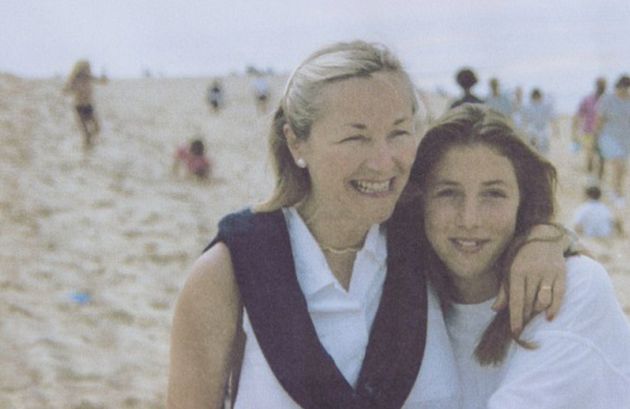 Georgie Fuller (right) with her mum Maggie (left)